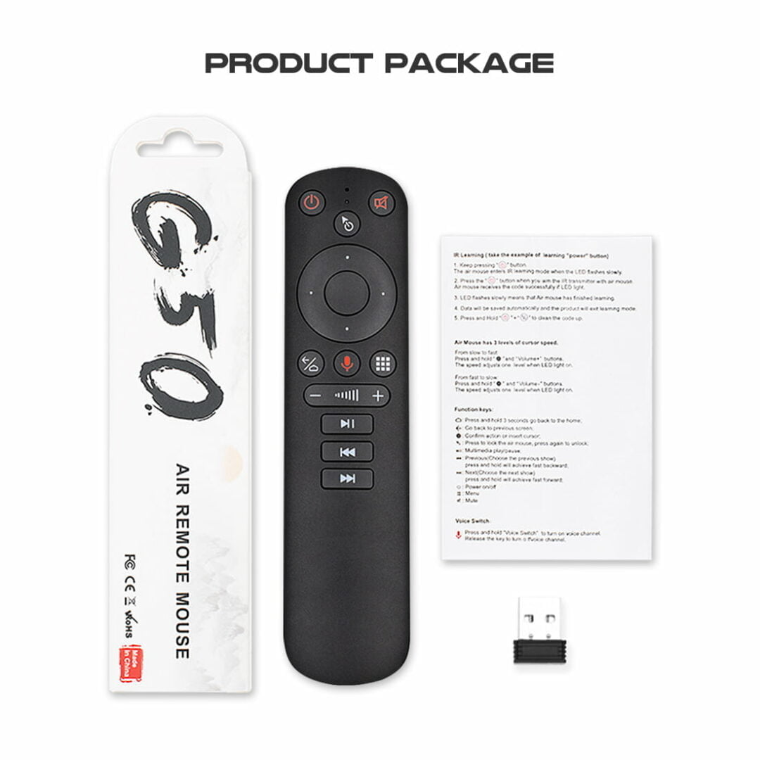 Universal g50s 2. 4g wireless remote control tv box