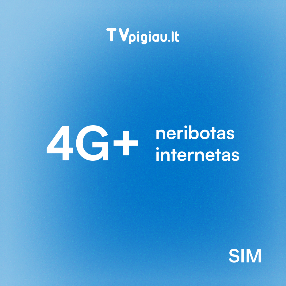 Unlimited Internet SIM card with 4G+ network - 1 month